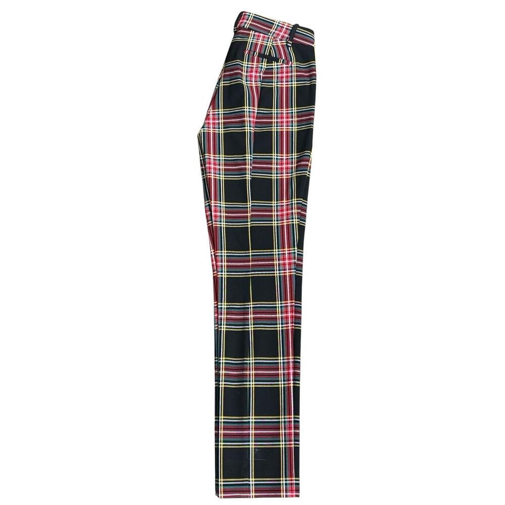 J Crew BC606 Sz‎ 0 NWOT Full-length Ruby Pant in Stewart Tartan Plaid Stretch - Picture 10 of 15